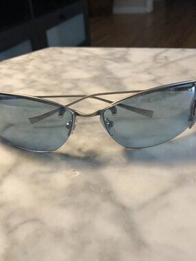 NEW LOREE RODKIN SUNGLASSES MODEL CHER IN PLATINUM COLOR